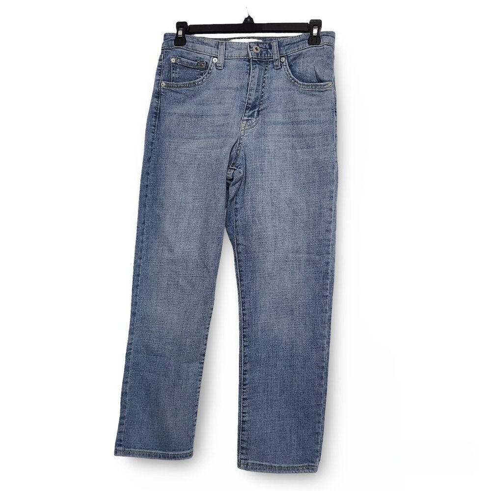 Woman's Ella Moss Classic Mid-Rise Straight Leg Blue Denim Jeans | Size 6/28